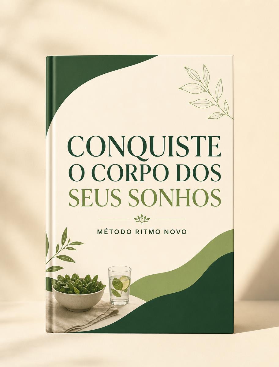 Capa do e-book Conquiste o Corpo dos Seus Sonhos, do Método Ritmo Novo